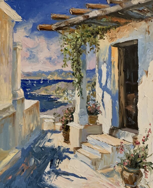 Mediterranean Sea View Terrace. Vita Schagen