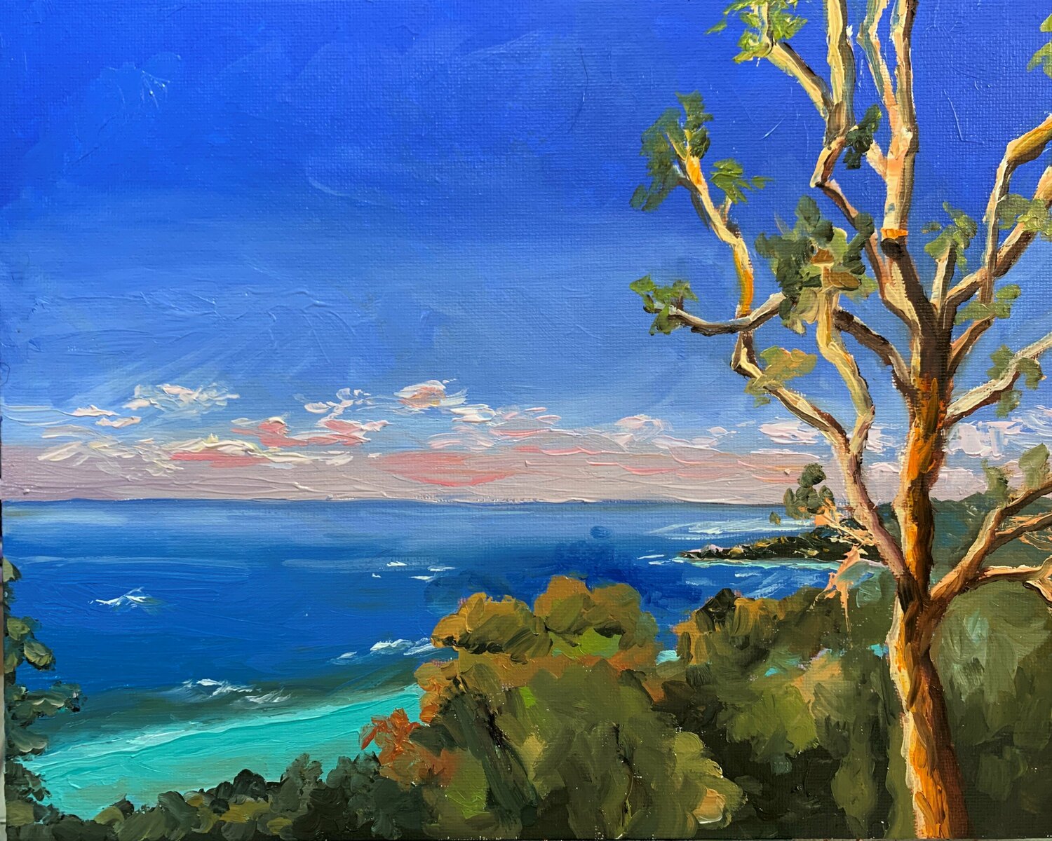 Tuscany. Italy. Landscape. Vita Schagen Originalgemälde zu verkaufen