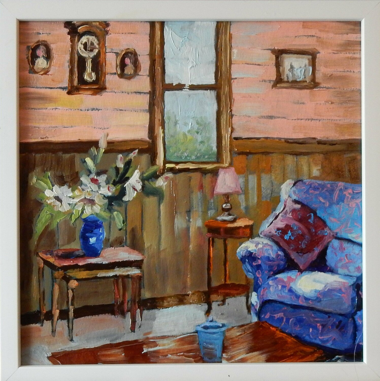 Room interior with a chair. Vita Schagen