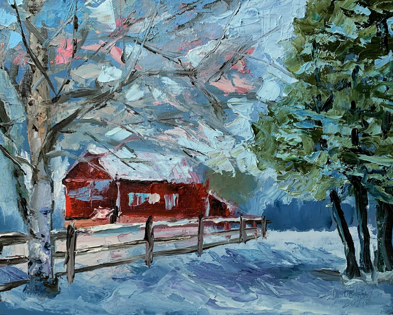 Winter Landscape. Vita Schagen