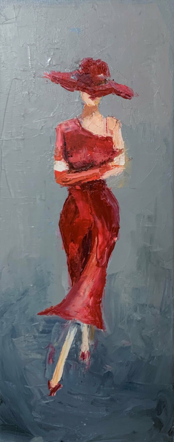 Woman in red. Vita Schagen