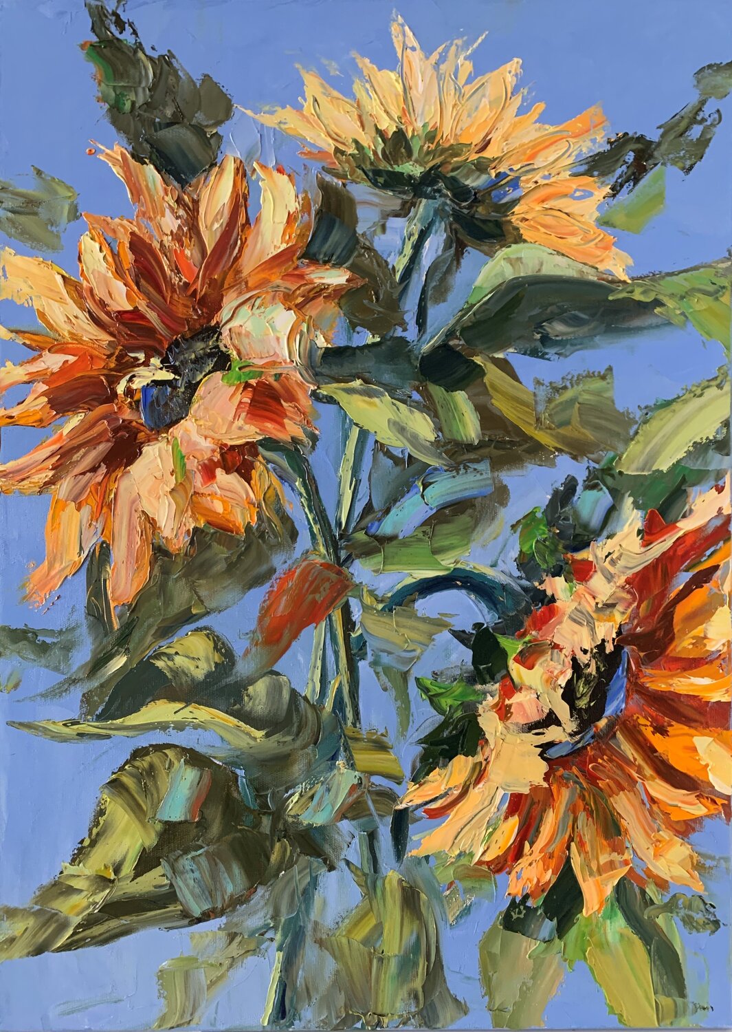Sunflowers. Vita Schagen