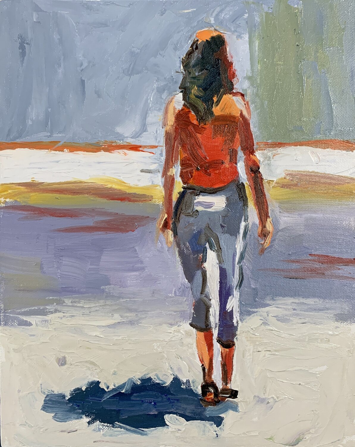 Walking woman. Vita Schagen