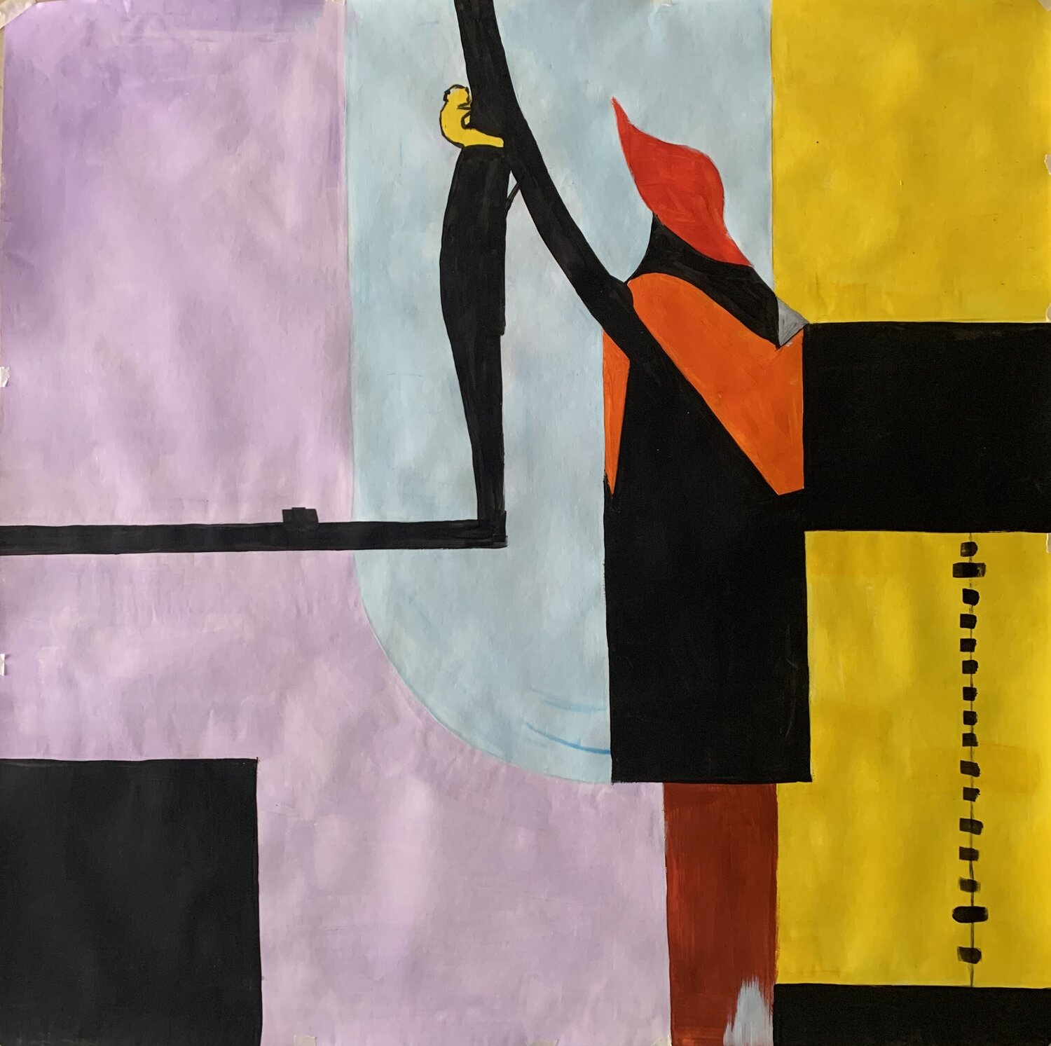 Playground. Abstract painting. Vita Schagen