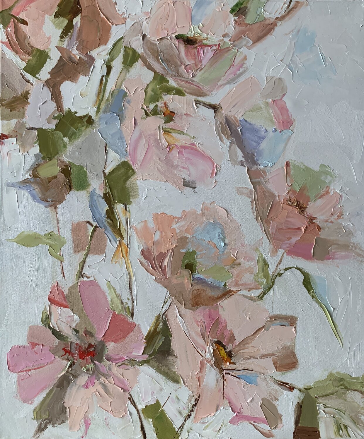 Tender flowers, landscape.. Vita Schagen
