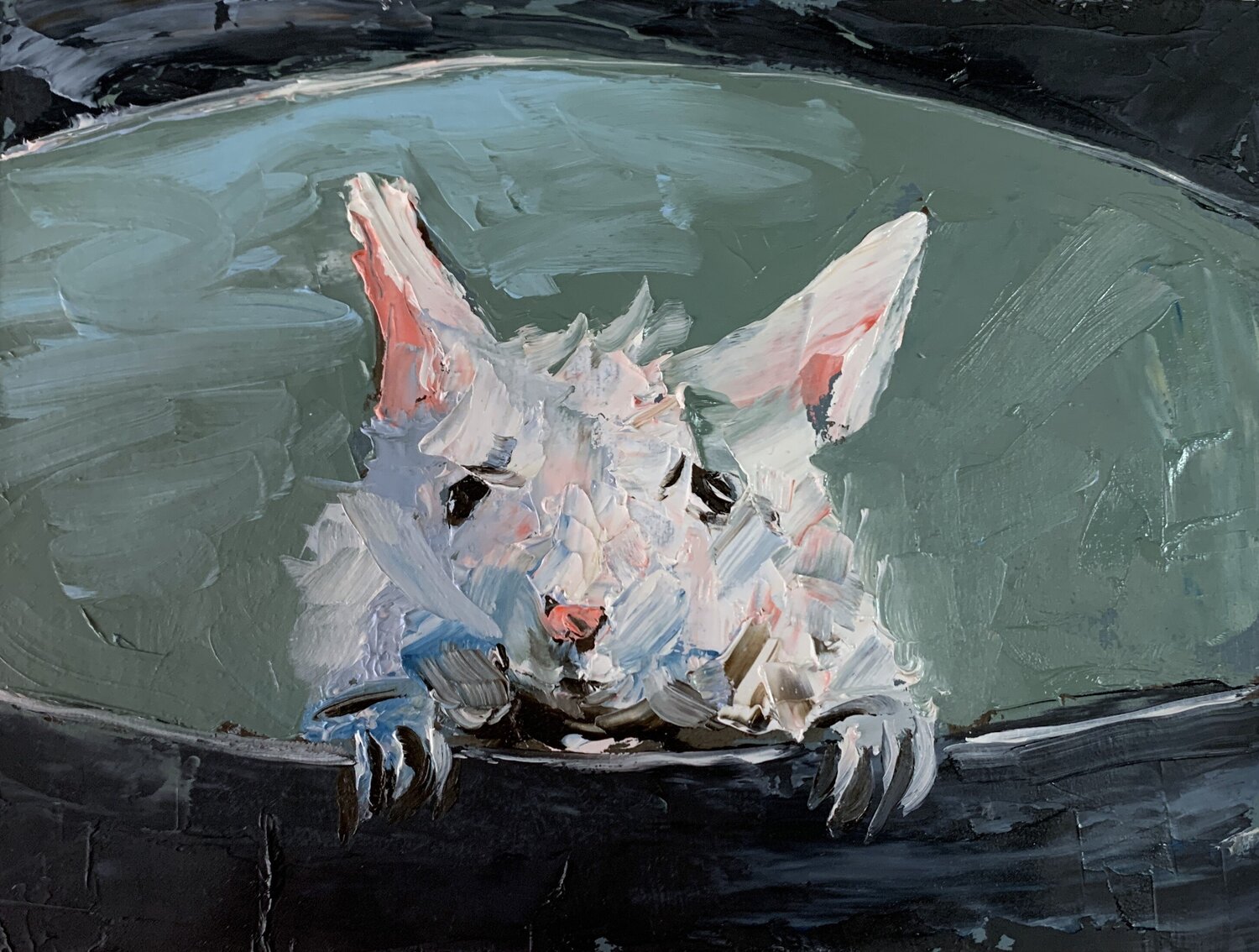 White mouse. Vita Schagen