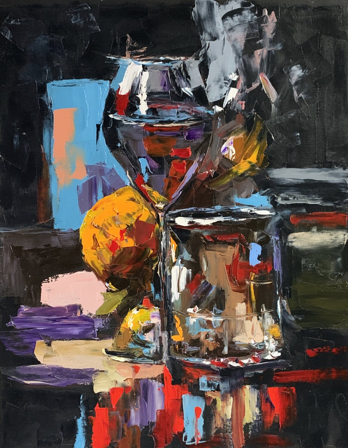 Still life ON BLACK. Vita Schagen