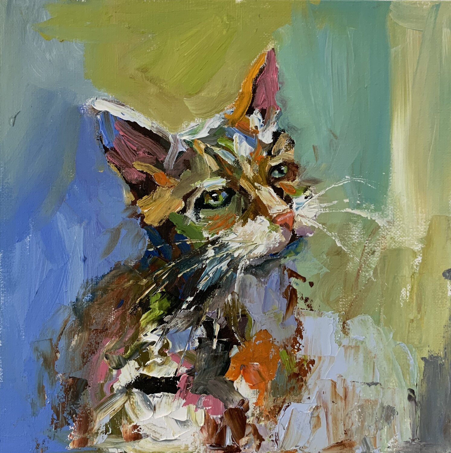 Cat portrait. Vita Schagen