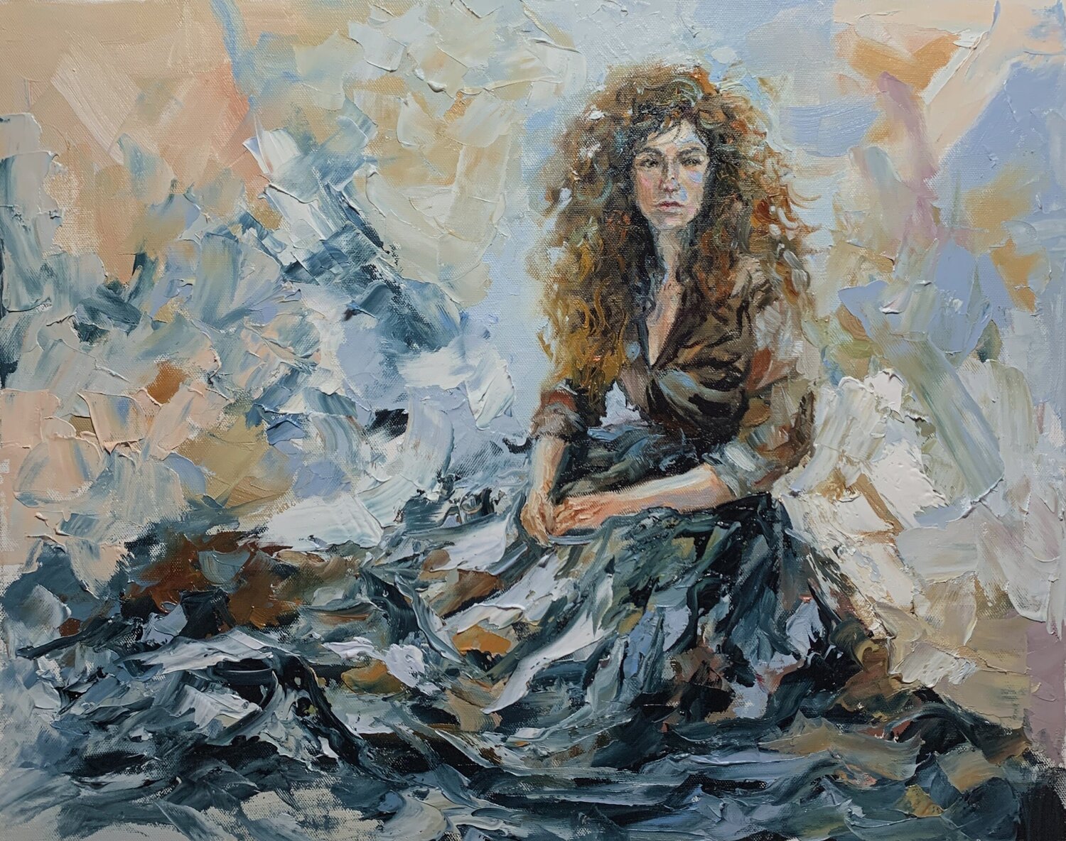 Woman in Blue. Vita Schagen