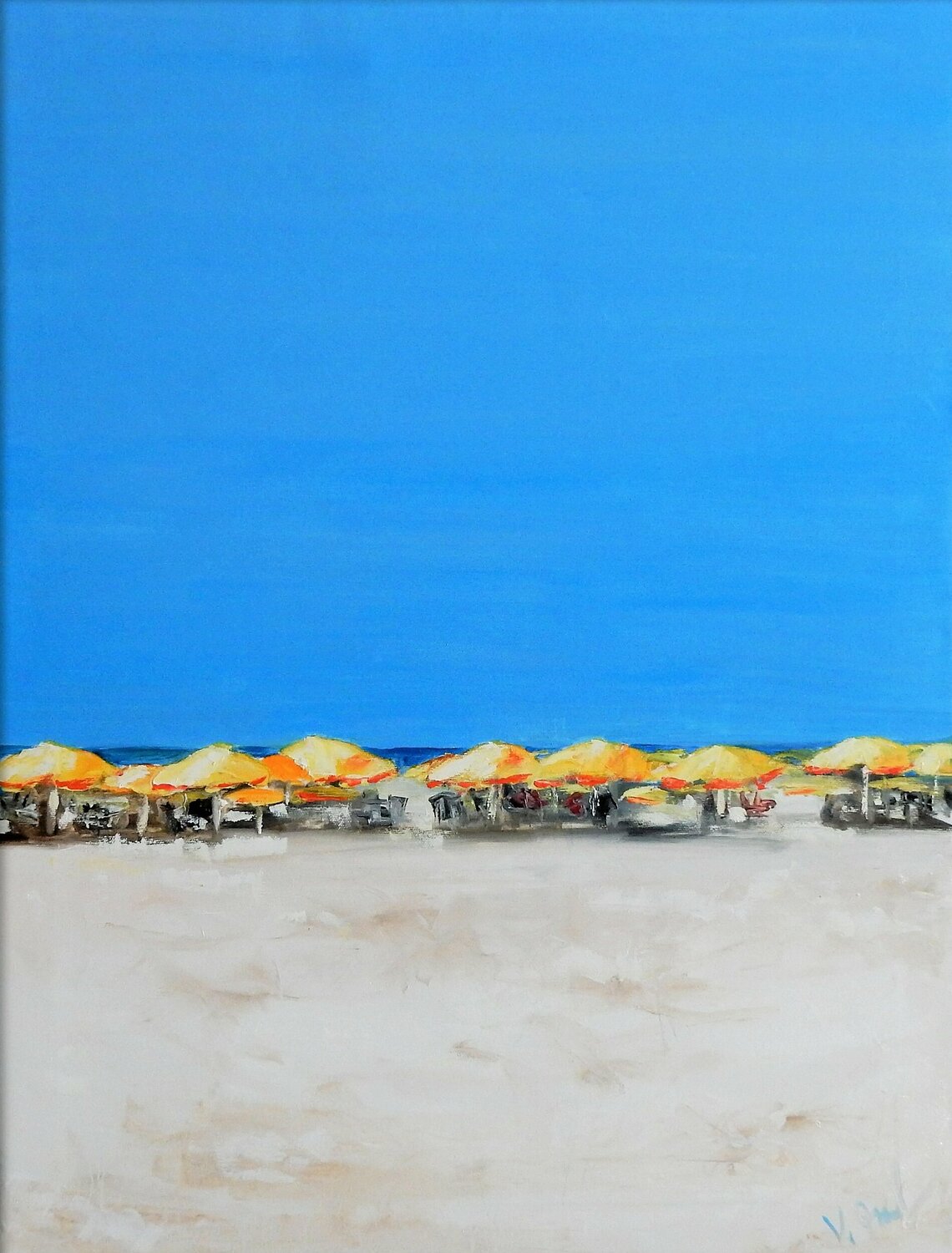 Yellow umbrellas Vita Schagen