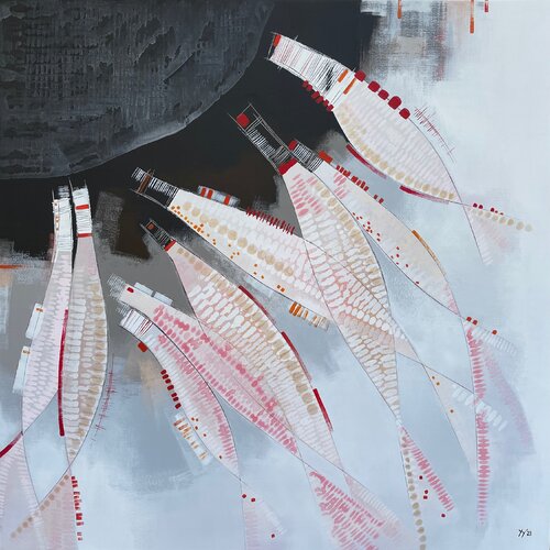 Koinobori II by Yenny Yohan, 회화 for Sale on Singulart
