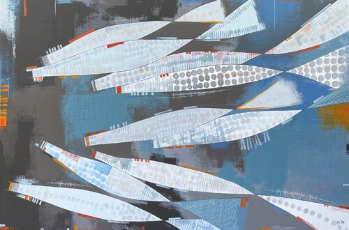Koinobori VI by Yenny Yohan, 회화 for Sale on Singulart
