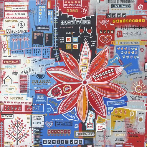 Gratitude IV von Yenny Yohan, Malerei kaufen auf Singulart