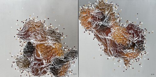Flowers XVI, XVII von Yenny Yohan, Malerei kaufen auf Singulart