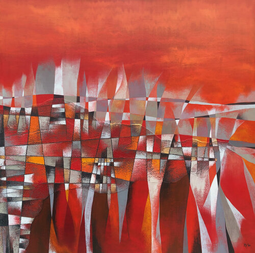 San Francisco III van Yenny Yohan, Schilderij te koop op Singulart