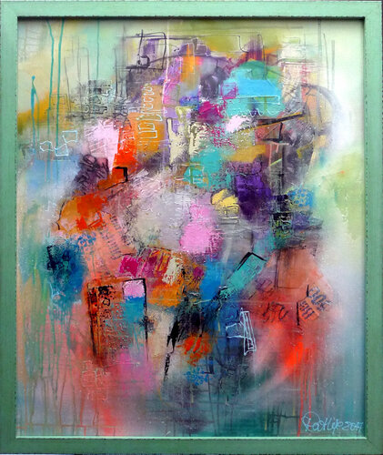 No way this way van Manuela Rathje, Schilderij te koop op Singulart