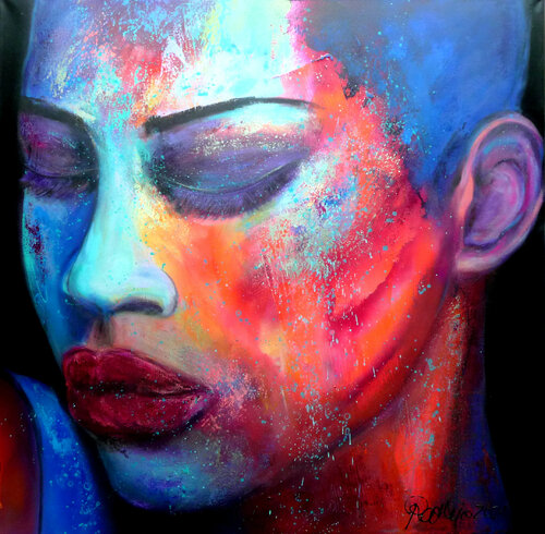 Faces 03 de Manuela Rathje, Pintura a la venta en Singulart
