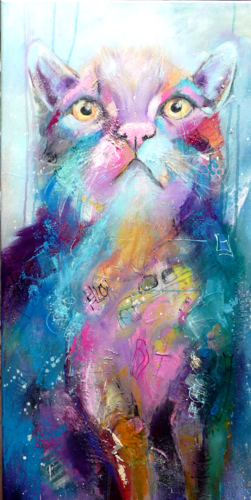 コックン・ヴィッチ 「イオンの王様」現代アート 絵画 95×145cm 約80号 石膏絵画販売 : 現代石膏絵画をオンラインショッピング - SINGULART