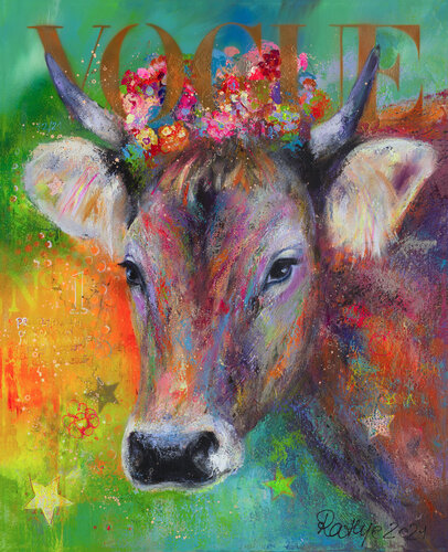 Cowgirl Leni di Manuela Rathje, Pittura in vendita su Singulart