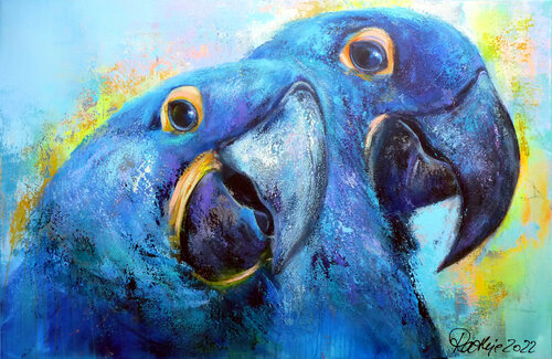 Bonnie & Clyde di Manuela Rathje, Pittura in vendita su Singulart