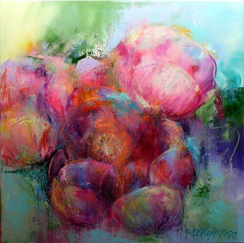 Flowers 01 von Manuela Rathje, Malerei kaufen auf Singulart