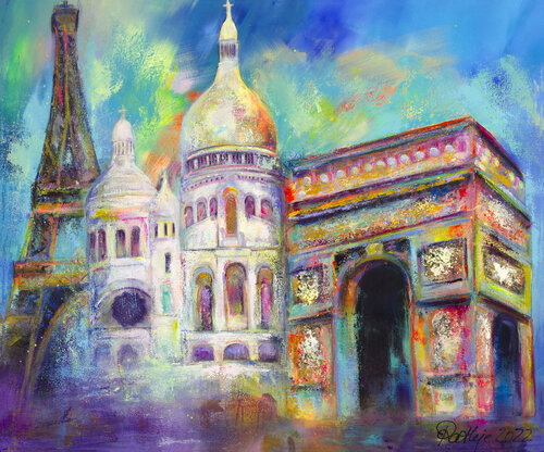 Paris 2022 von Manuela Rathje, Malerei kaufen auf Singulart