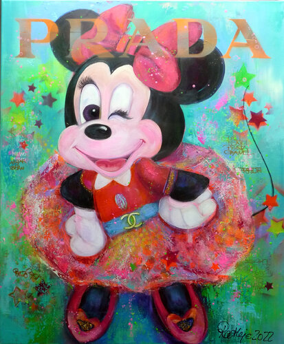 Fashionmouse goes to... by Manuela Rathje, Painting for Sale on Singulart