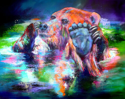 the connoisseur van Manuela Rathje, Schilderij te koop op Singulart