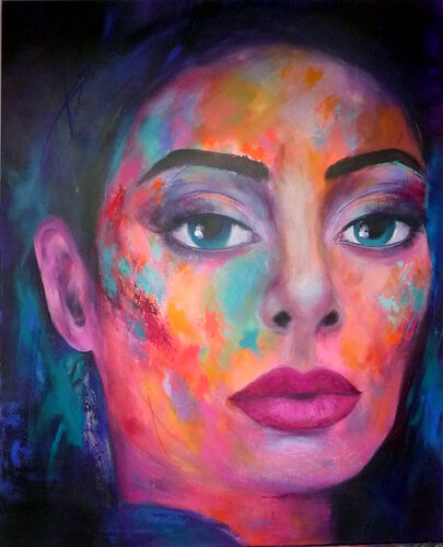 Faces 14 von Manuela Rathje, Malerei kaufen auf Singulart