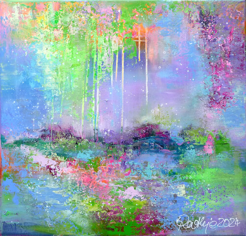 un jardin II von Manuela Rathje, Druck kaufen auf Singulart