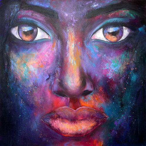Faces 15 von Manuela Rathje, Malerei kaufen auf Singulart