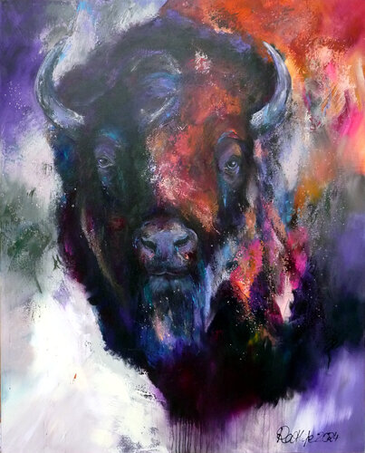 Yellowstone van Manuela Rathje, Afdruk te koop op Singulart