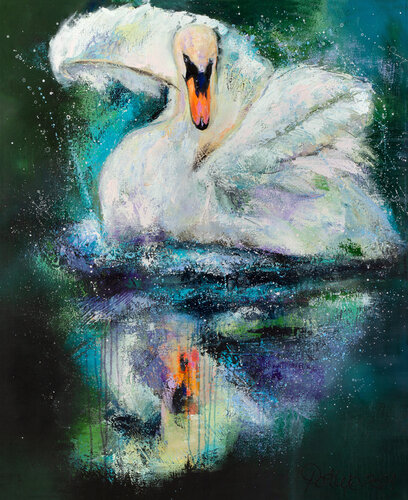 the swan by Manuela Rathje, Print for Sale on Singulart