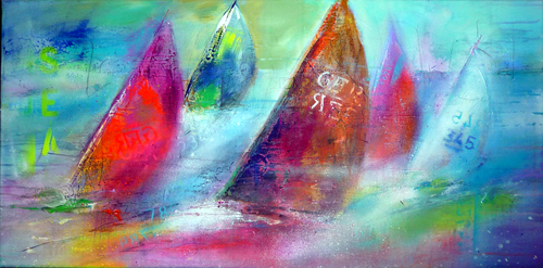 Kieler Woche 2017 von Manuela Rathje, Malerei kaufen auf Singulart