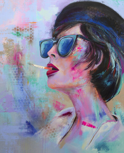 Paris van Manuela Rathje, Schilderij te koop op Singulart