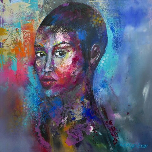 Niara di Manuela Rathje, Pittura in vendita su Singulart