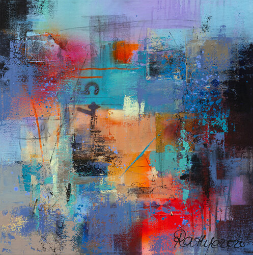Sunset van Manuela Rathje, Schilderij te koop op Singulart