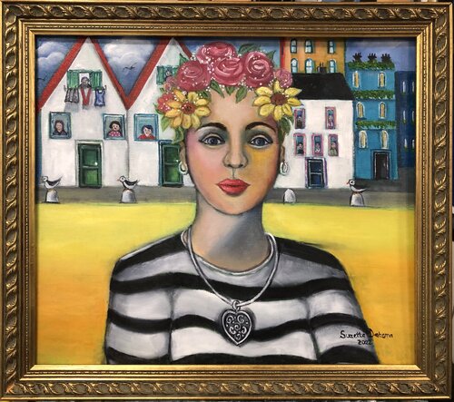 The Talk of the Town by Suzette Datema, 회화 for Sale on Singulart