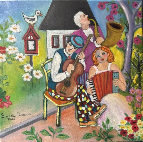 The Summer Serenade by Suzette Datema, 회화 for Sale on Singulart