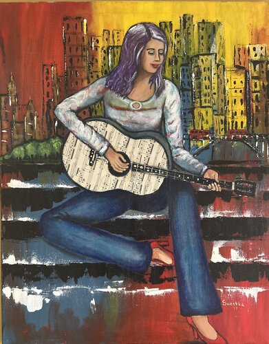 Sing You A Song von Suzette Datema, Malerei kaufen auf Singulart