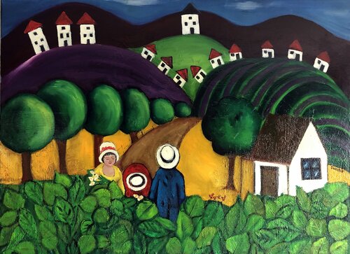 Longing for the Good Life by Suzette Datema, 회화 for Sale on Singulart
