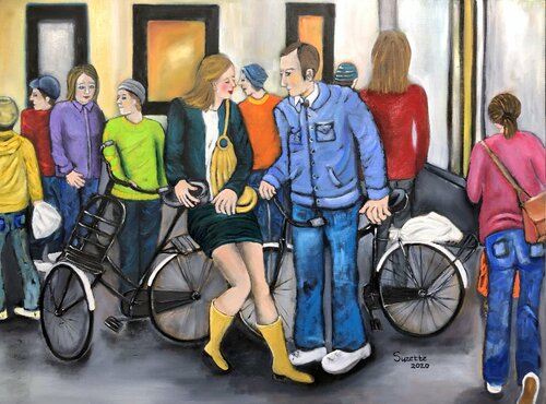 Only  Eyes for You di Suzette Datema, Pittura in vendita su Singulart