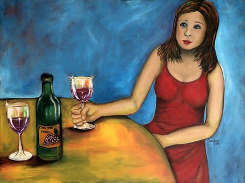 I think I like Him by Suzette Datema, 회화 for Sale on Singulart