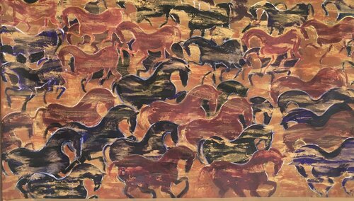 Wild wild west by Mona Asmar Hecker, 회화 for Sale on Singulart