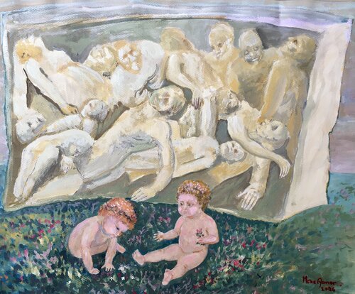 Life and death von Mona Asmar Hecker, Malerei kaufen auf Singulart