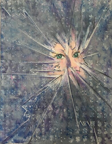 Shattered dreams di Mona Asmar Hecker, Pittura in vendita su Singulart