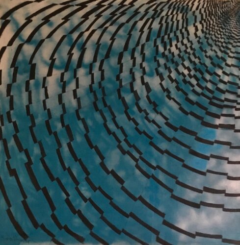 Celestial vibes par Mona Asmar Hecker, Peinture en vente sur Singulart