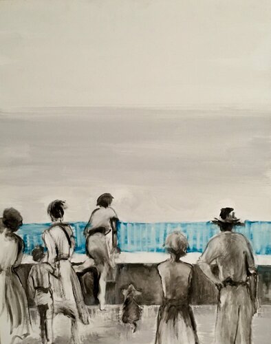 Future in the horizon di Mona Asmar Hecker, Pittura in vendita su Singulart