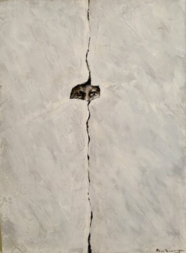 Le voyeur di Mona Asmar Hecker, Pittura in vendita su Singulart