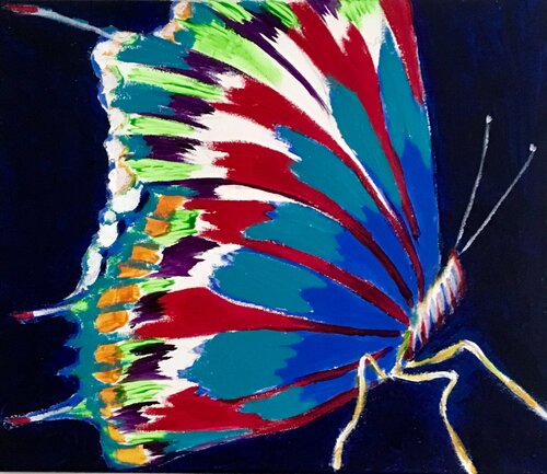 Looking for a soulmate di Mona Asmar Hecker, Pittura in vendita su Singulart